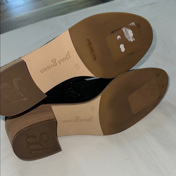 Paul Green Sante Suede Leather Western Ankle Booties Size 8 - Picture 9 of 10